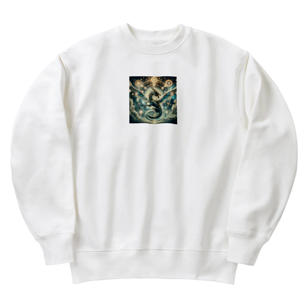 godo_dioの干支　龍　辰年　たつ年　守護霊 Heavyweight Crew Neck Sweatshirt