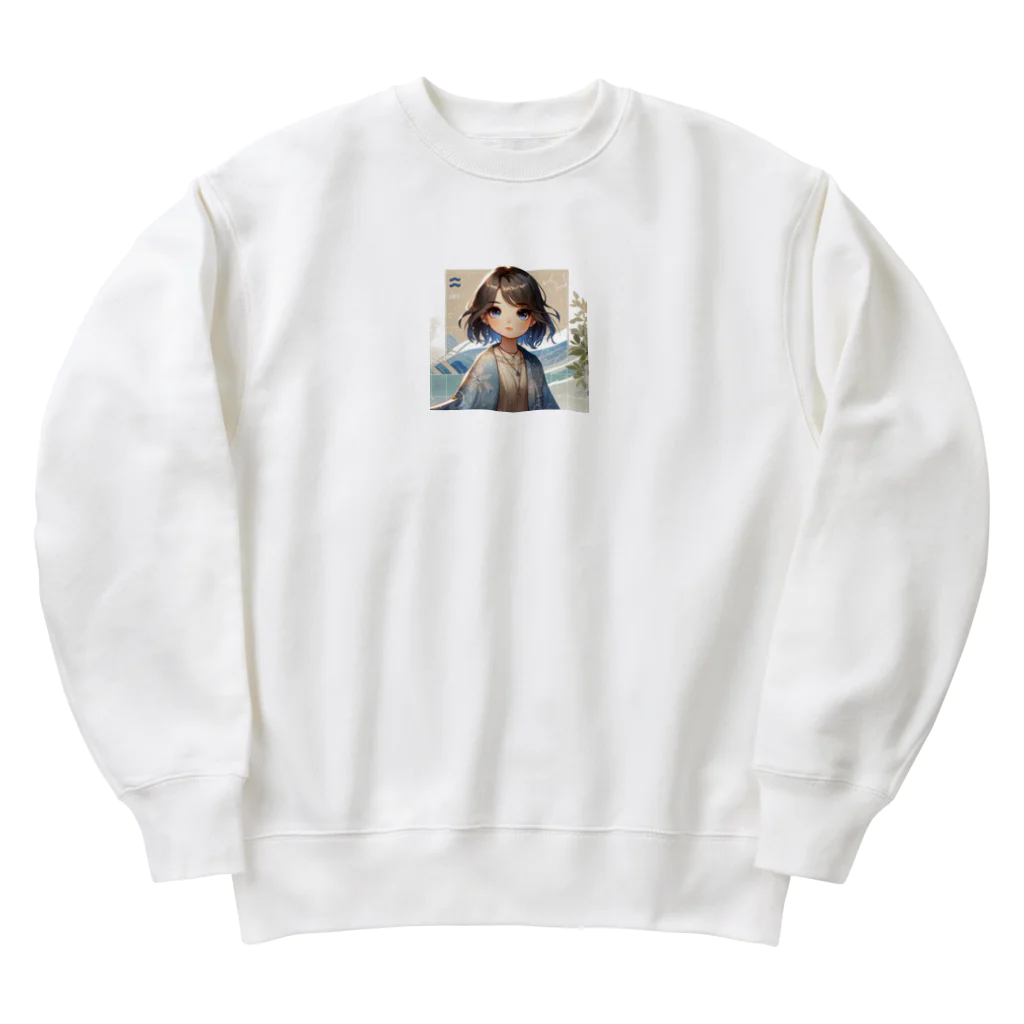 toko-tenの水瓶座 Heavyweight Crew Neck Sweatshirt