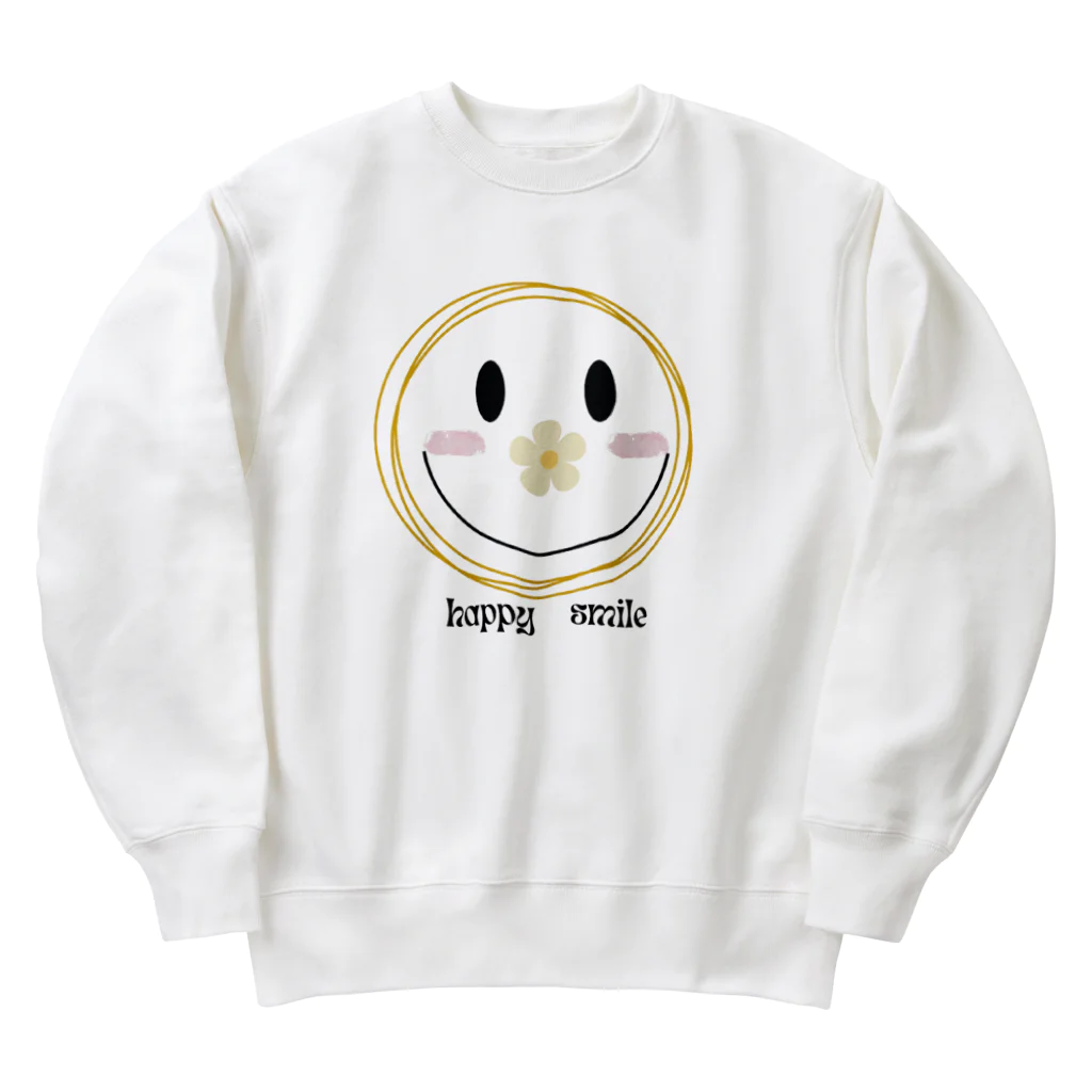 BuuuHomeの幸せ笑顔 Heavyweight Crew Neck Sweatshirt