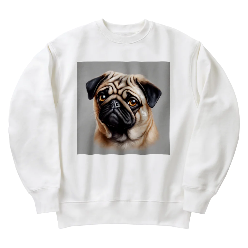 Hapirizeのパグりん Heavyweight Crew Neck Sweatshirt