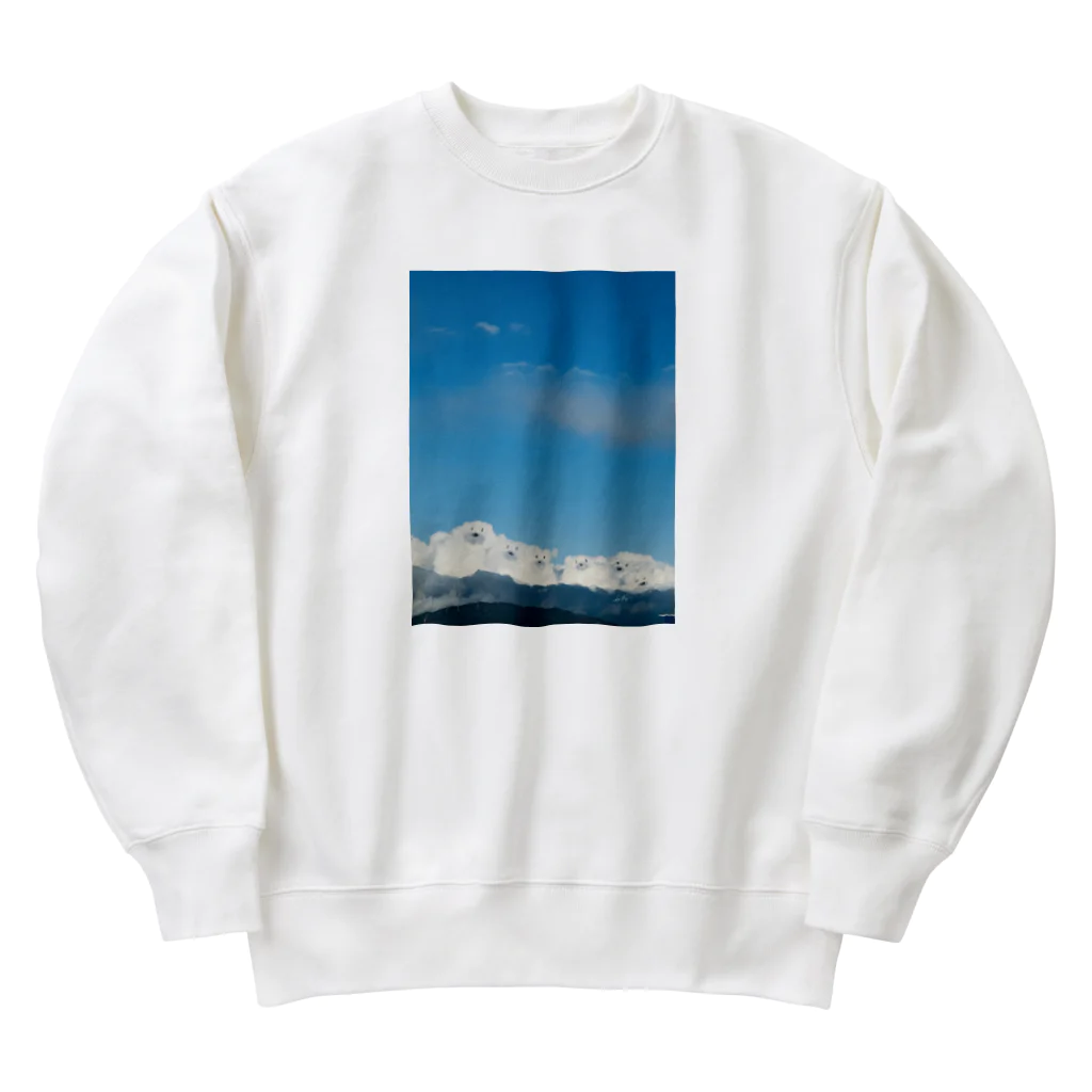 k_cloudart official shopのKUMO KUMA Heavyweight Crew Neck Sweatshirt