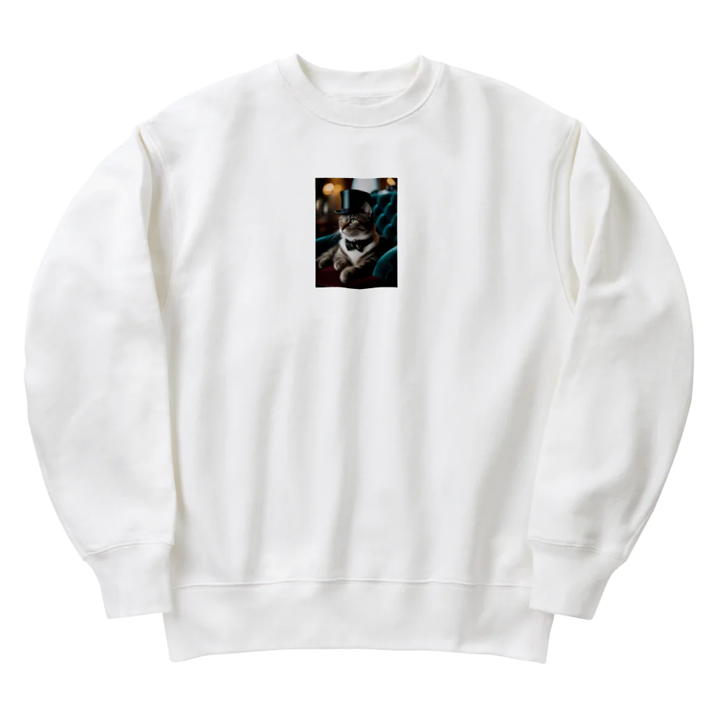 GoldCatの貴族猫 Heavyweight Crew Neck Sweatshirt