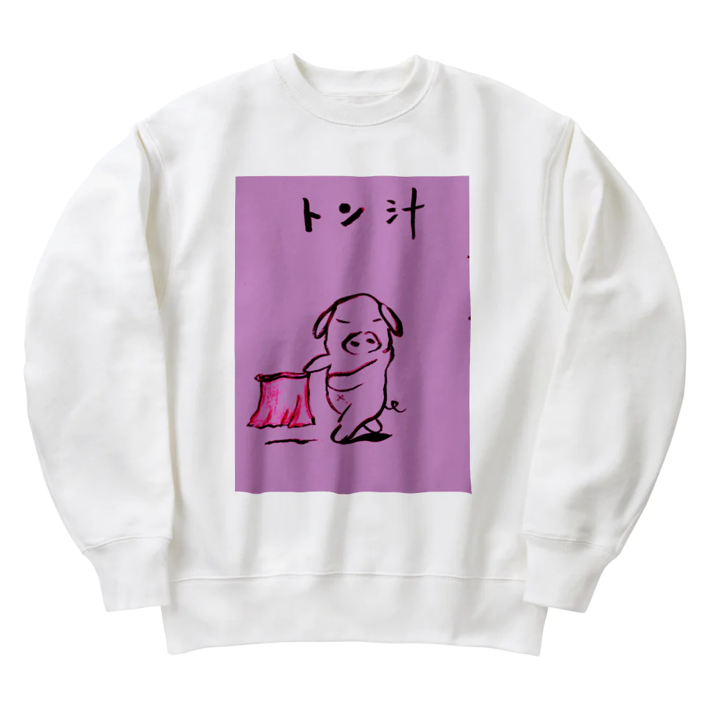 maguro8xpのmaguro トン汁 Heavyweight Crew Neck Sweatshirt