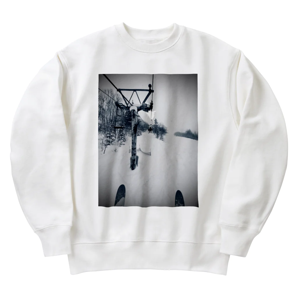 SNOW LIFE JOURNEYのリフトの上で Heavyweight Crew Neck Sweatshirt