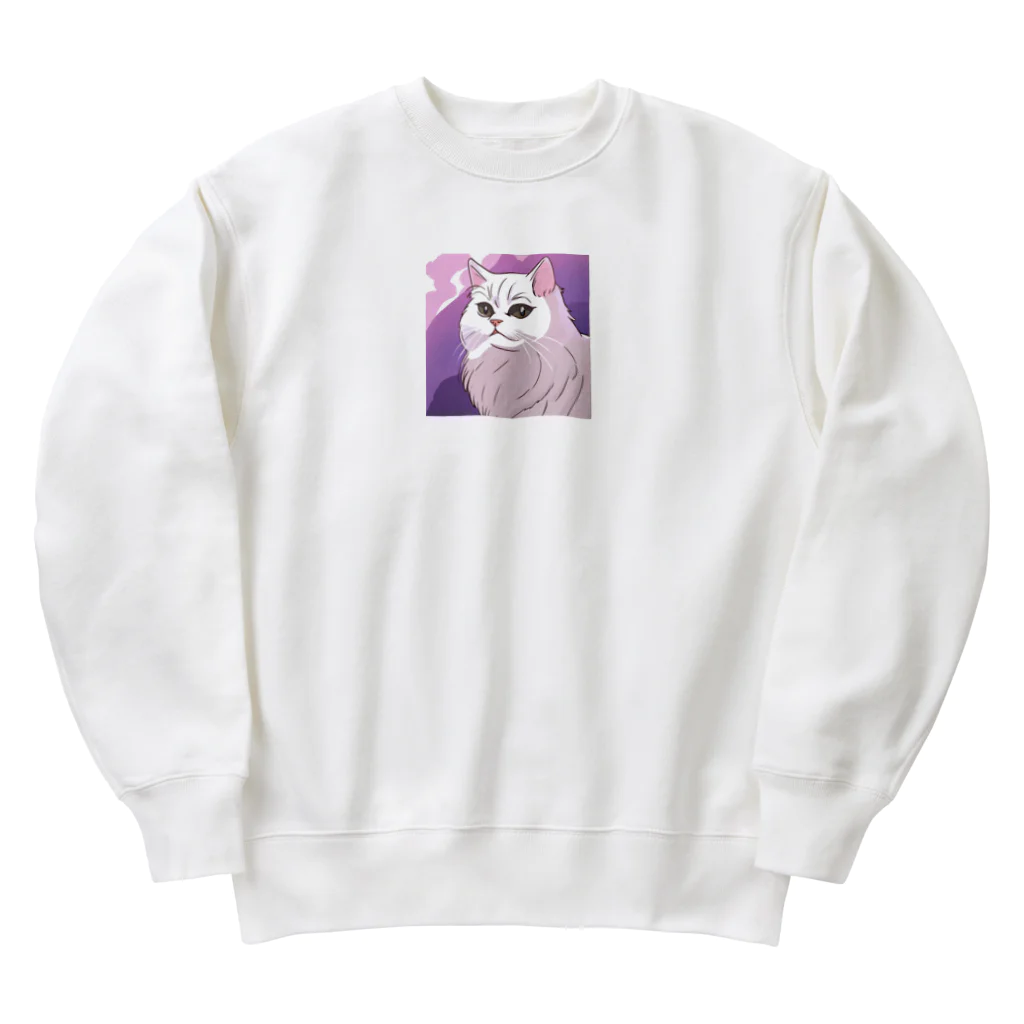 kazuma16のふわふわペルシャ Heavyweight Crew Neck Sweatshirt