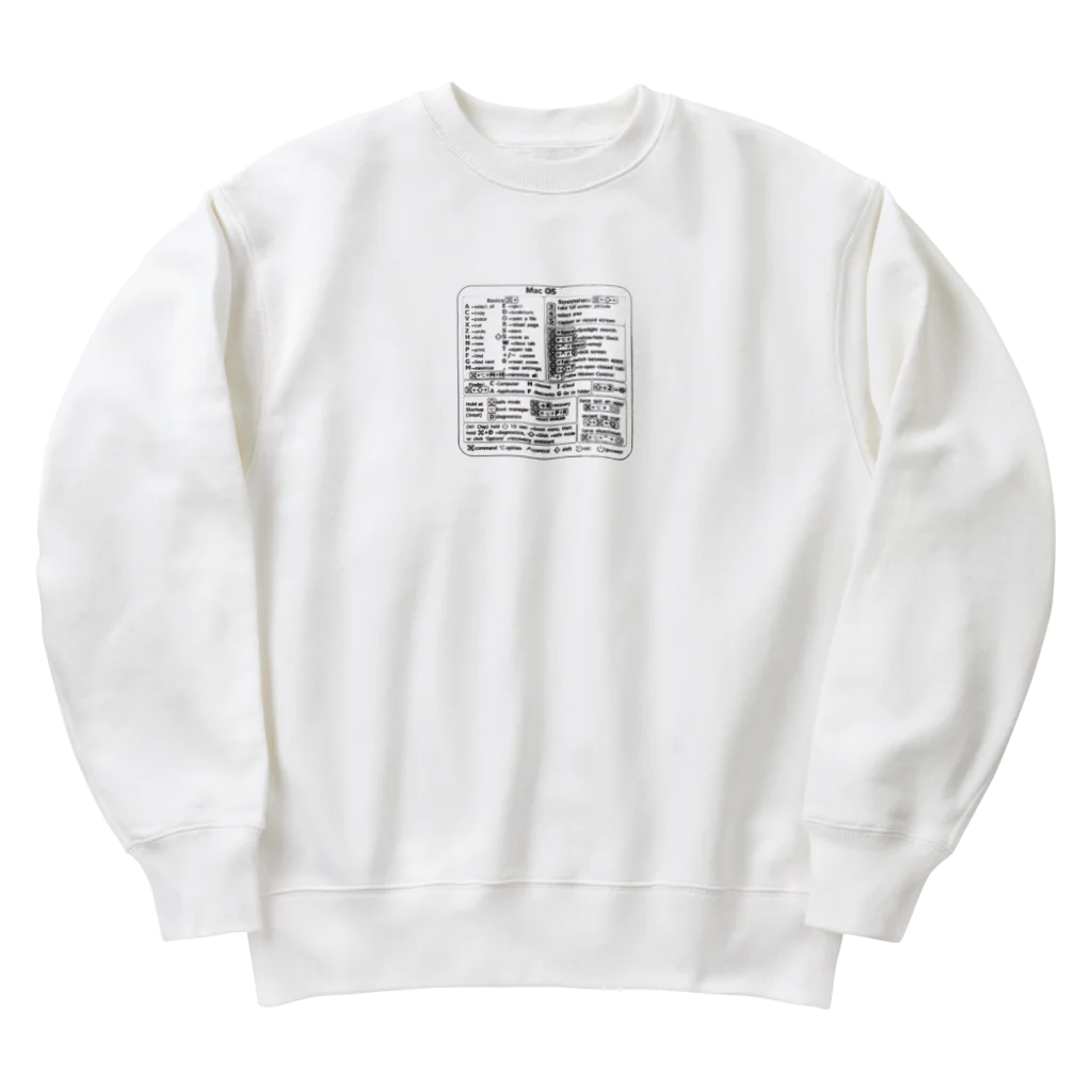 コロ助のMac OS ショートカットキー Heavyweight Crew Neck Sweatshirt