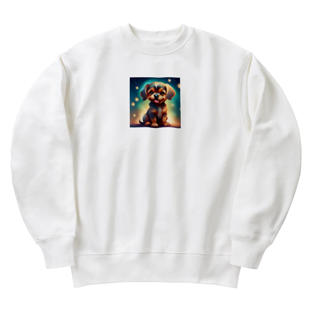 ai美女ショップのかわいい犬　 Heavyweight Crew Neck Sweatshirt