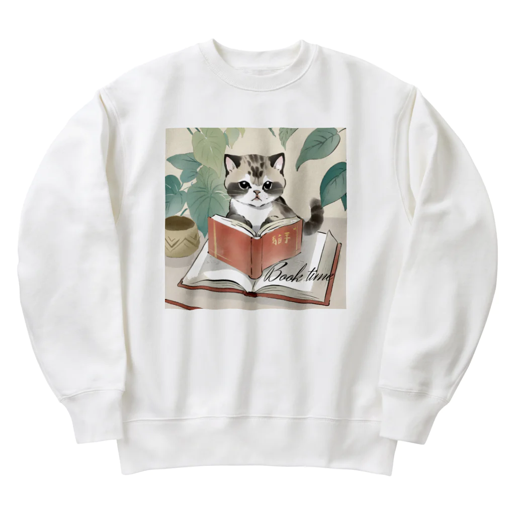 AmoriのBook time Heavyweight Crew Neck Sweatshirt