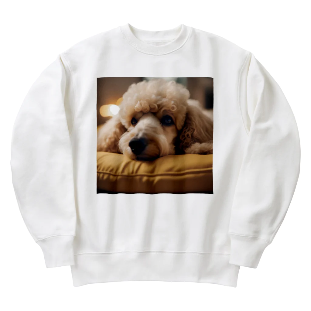 barkcutelyのリラックスプードル Heavyweight Crew Neck Sweatshirt