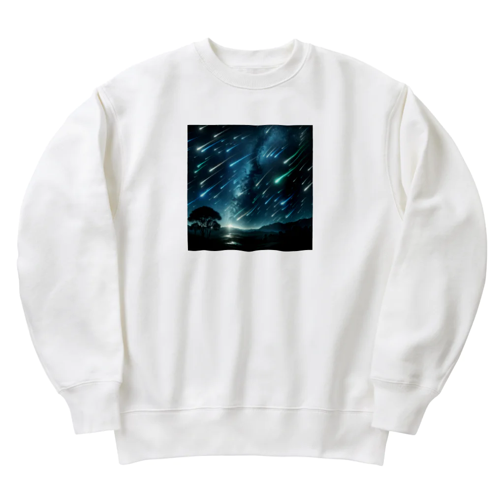 daruman77の流星群 Heavyweight Crew Neck Sweatshirt