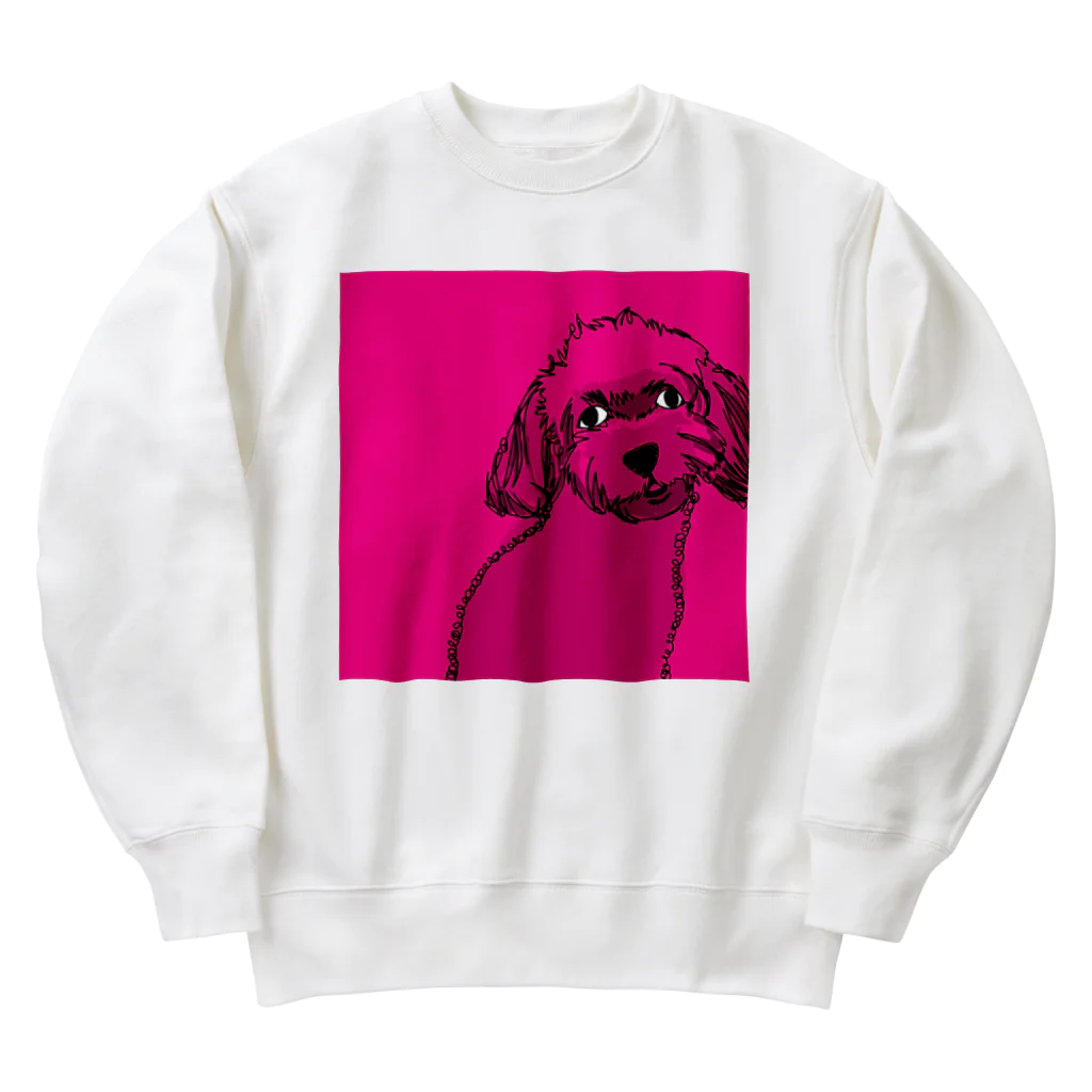 Fラン大学生の友人の愛犬 Heavyweight Crew Neck Sweatshirt