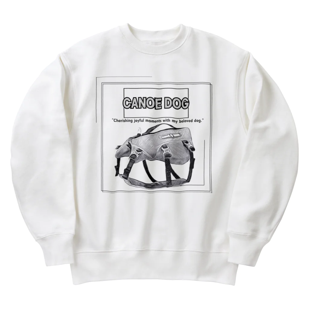 rokkakukikakuのCANOE　DOG　ライフジャケット Heavyweight Crew Neck Sweatshirt