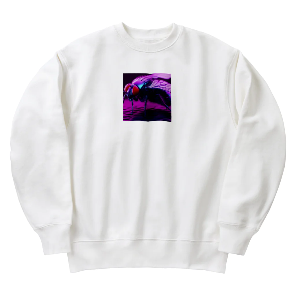 TEPORAの果物を食べるハエ Heavyweight Crew Neck Sweatshirt