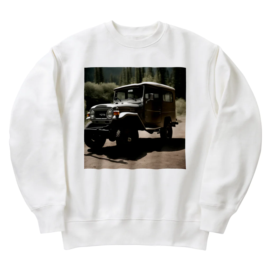 Vintage MotorVehicleのトヨタ・ランドクルーザー Heavyweight Crew Neck Sweatshirt