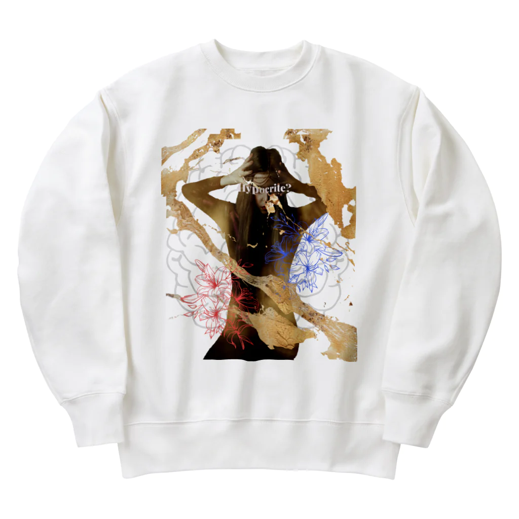 CurtainCallのHypocrite chan Heavyweight Crew Neck Sweatshirt