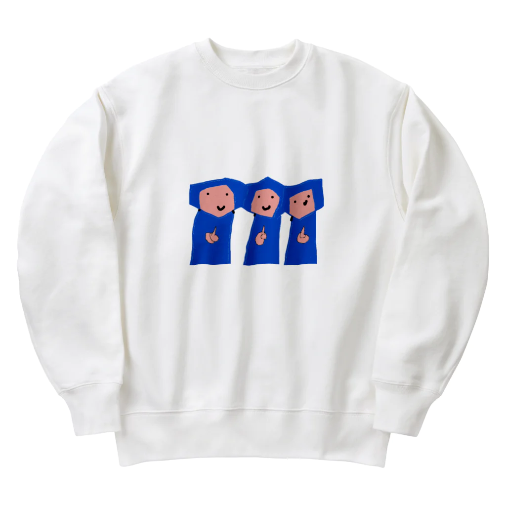 jonumeのとぐろ三兄弟 Heavyweight Crew Neck Sweatshirt