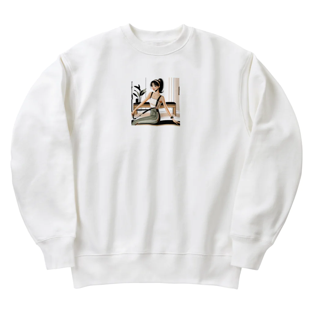 21歳女子　運動大好きMinamiのおしゃれMinami のヨガグッズ！ Heavyweight Crew Neck Sweatshirt