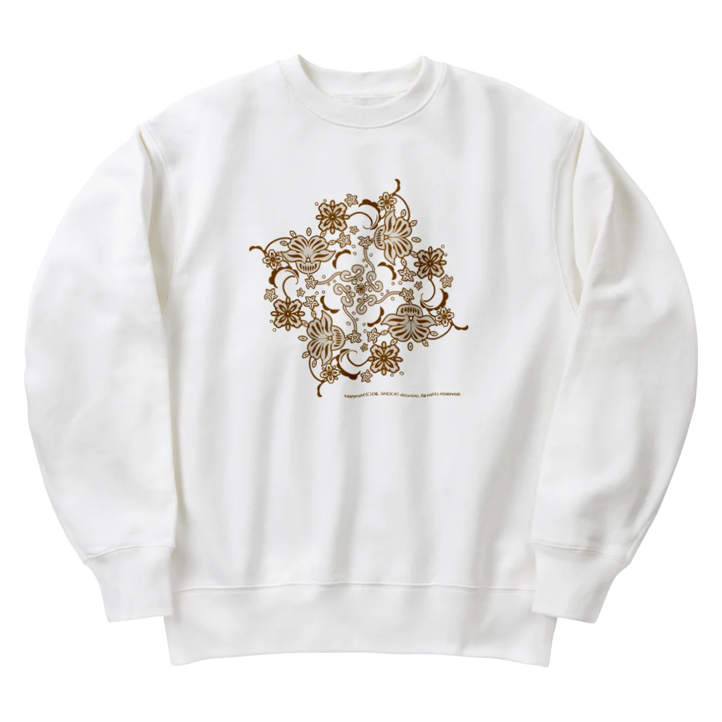 ファンシーTシャツ屋のゴールドフラワー Heavyweight Crew Neck Sweatshirt