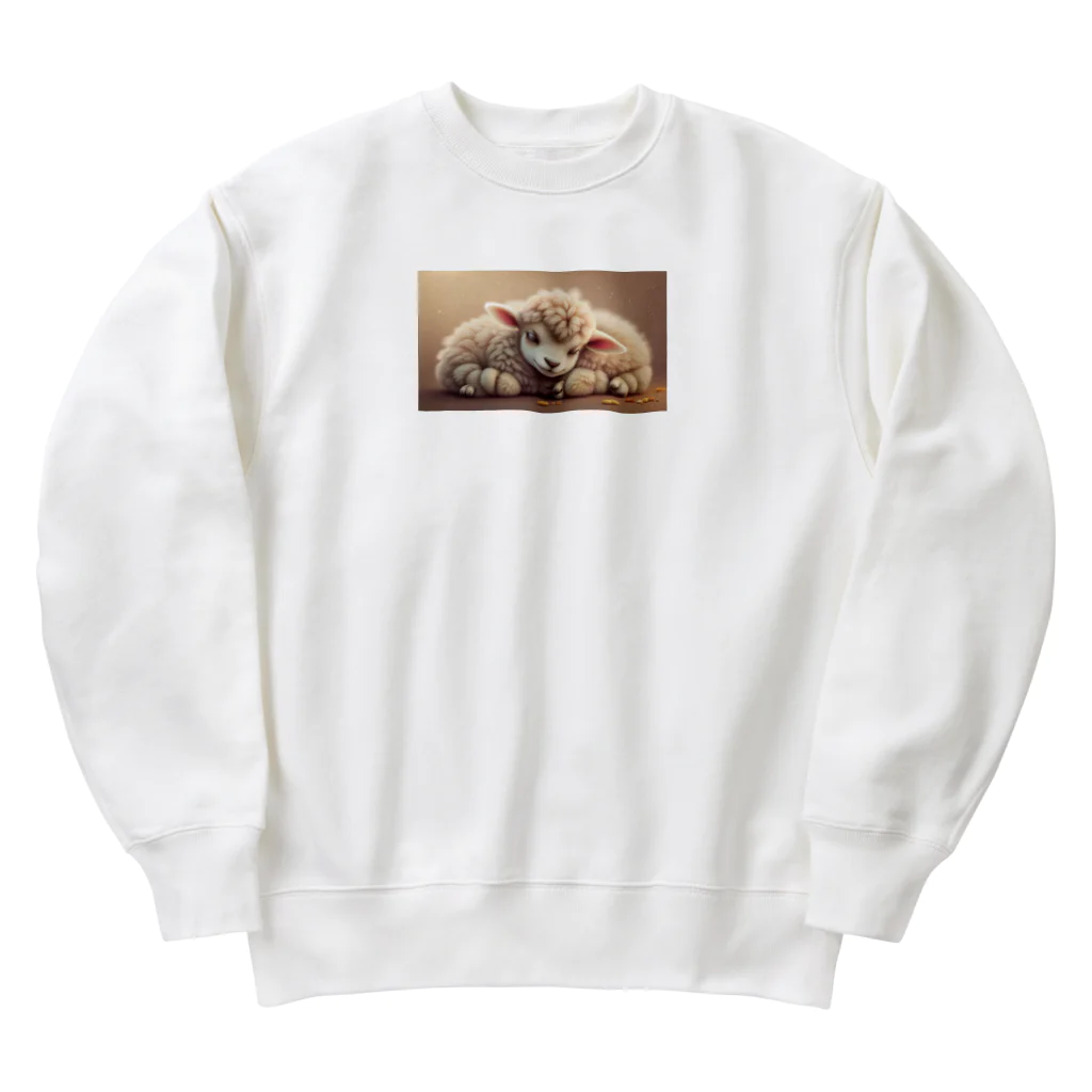 からふるマーケットのおやすみモコリン Heavyweight Crew Neck Sweatshirt