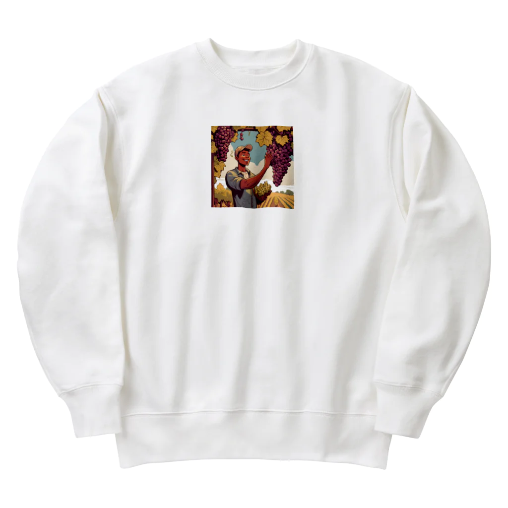 ModMantraのブドウくん Heavyweight Crew Neck Sweatshirt