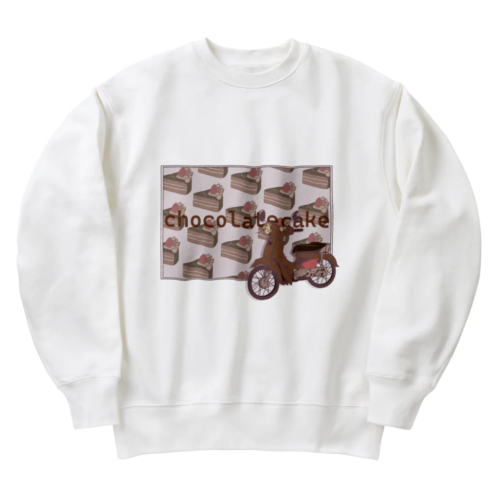 夜彩　-yasai-のsweets cab / chocolatecake Heavyweight Crew Neck Sweatshirt