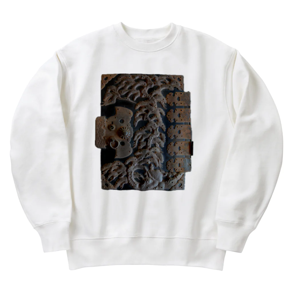 スアイリーの豚のケツの時代箪笥　骨董 Heavyweight Crew Neck Sweatshirt