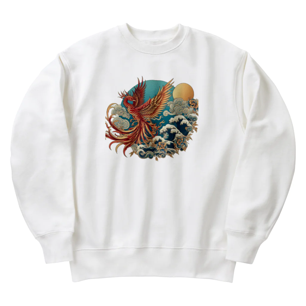 雲華堂の鳳凰 Heavyweight Crew Neck Sweatshirt