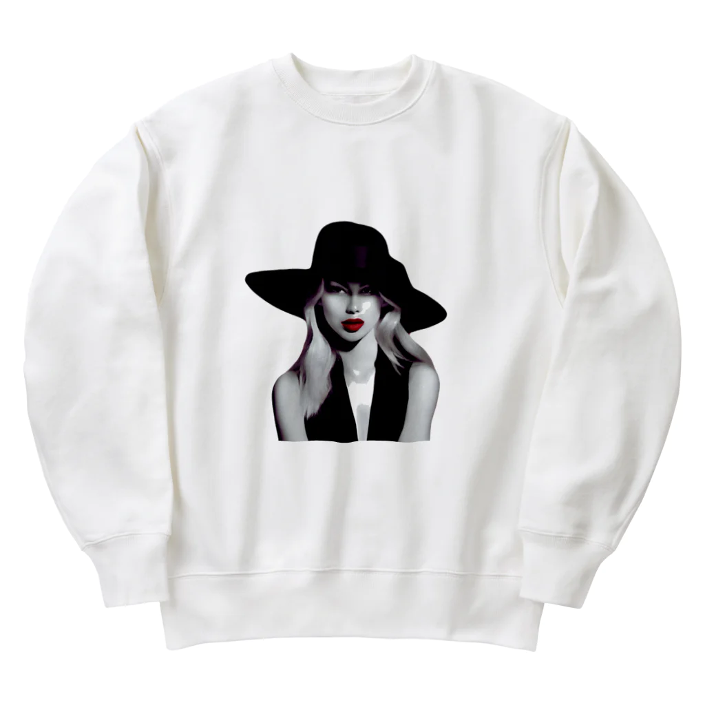 花馬〜Hanauma〜のかっこいい女性にTシャツ Heavyweight Crew Neck Sweatshirt