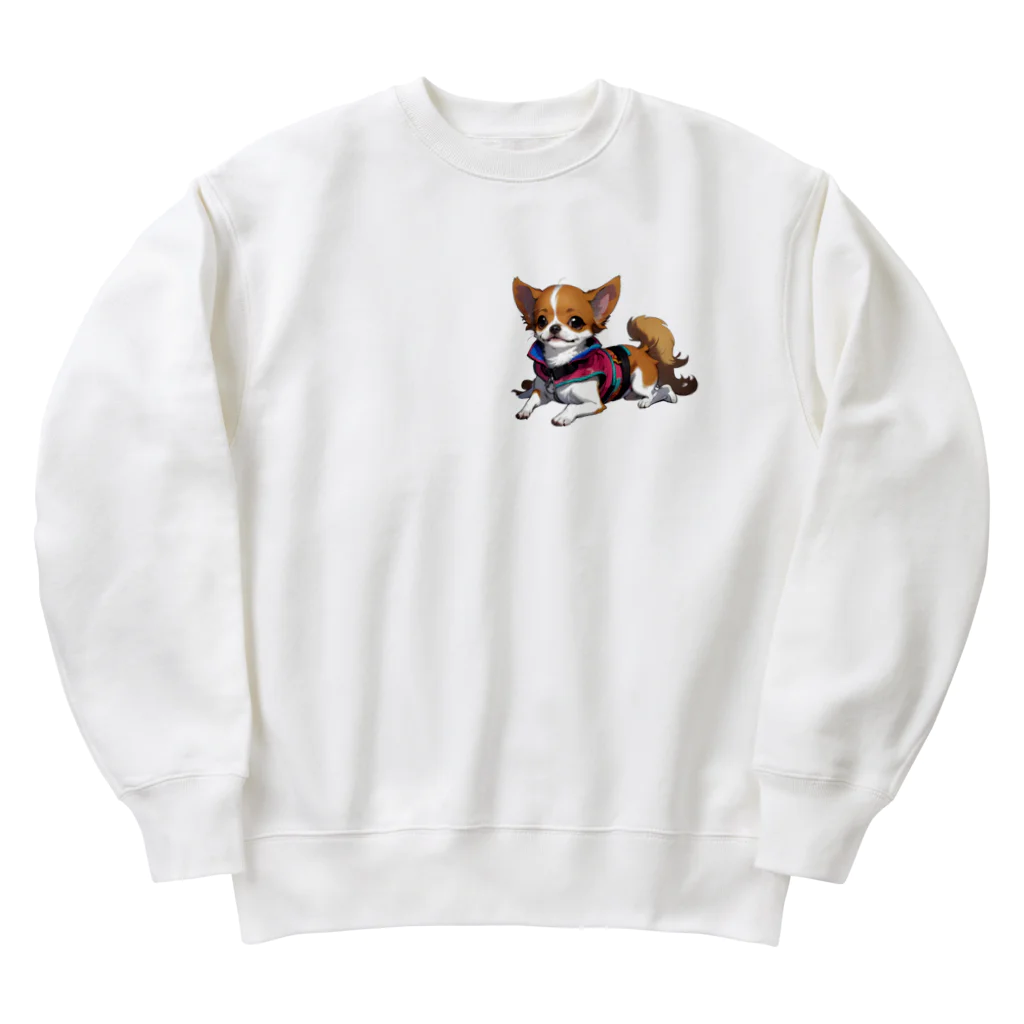 Cocomonのキュートチワワ Heavyweight Crew Neck Sweatshirt