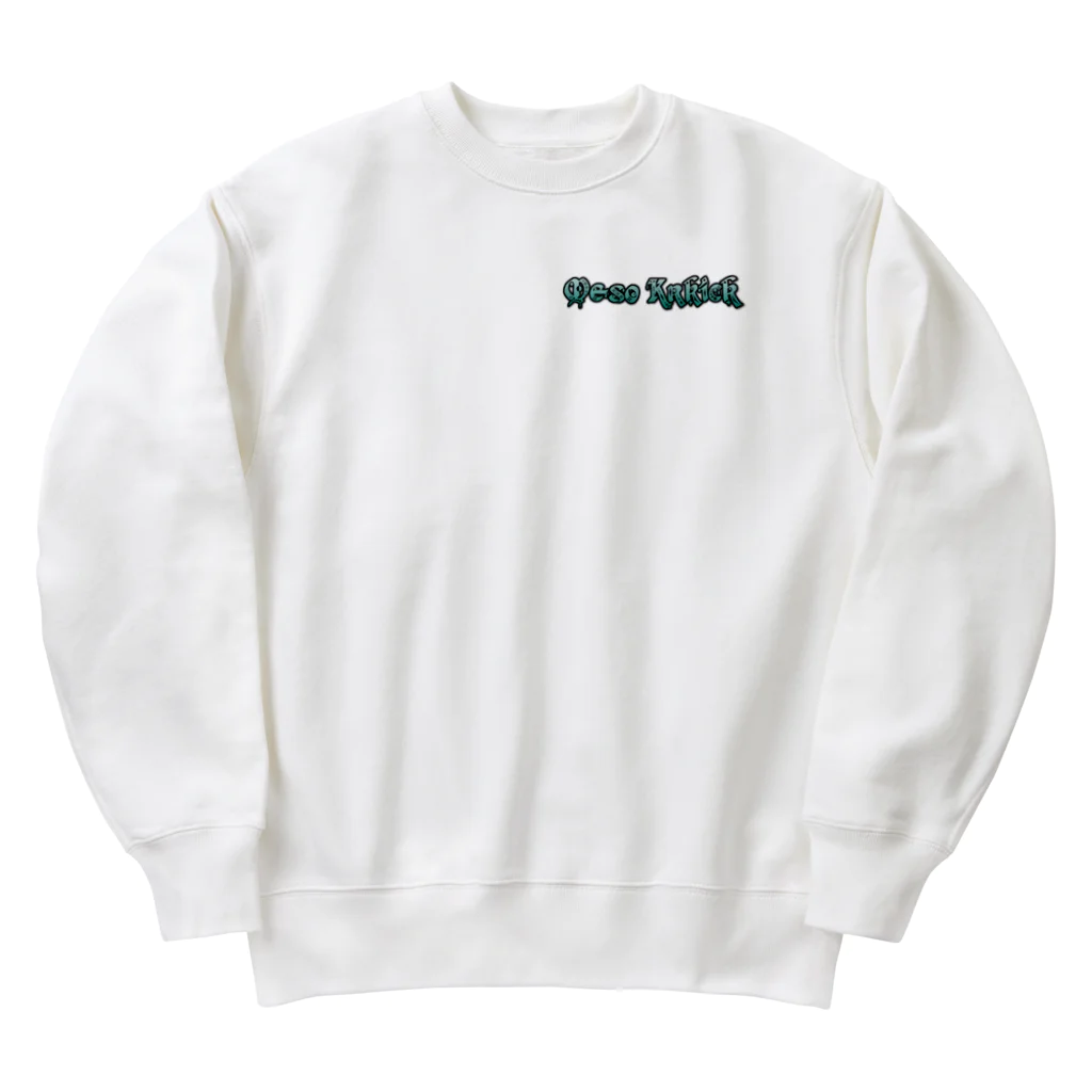 MesoKrkickのMesoKrkickロゴ Heavyweight Crew Neck Sweatshirt