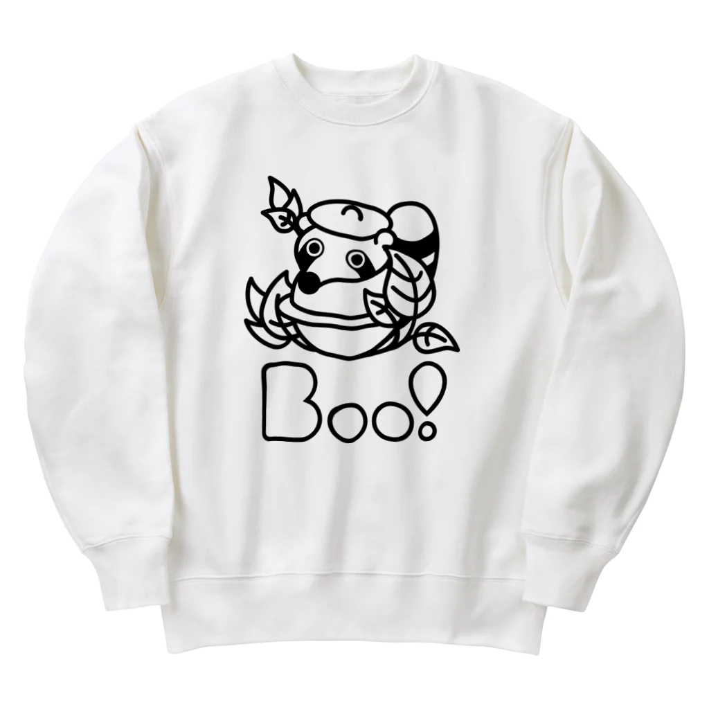 Boo!のBoo!(ぶんぶくちゃがま) Heavyweight Crew Neck Sweatshirt