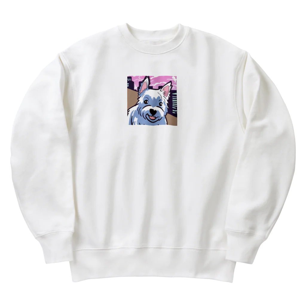 雑貨屋わんわんのかわいいウエスティ Heavyweight Crew Neck Sweatshirt