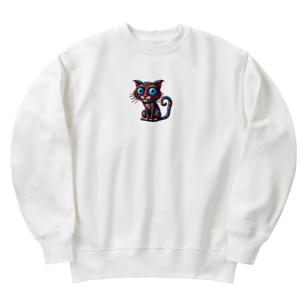 kyomukyomukarenのカラフル猫 Heavyweight Crew Neck Sweatshirt