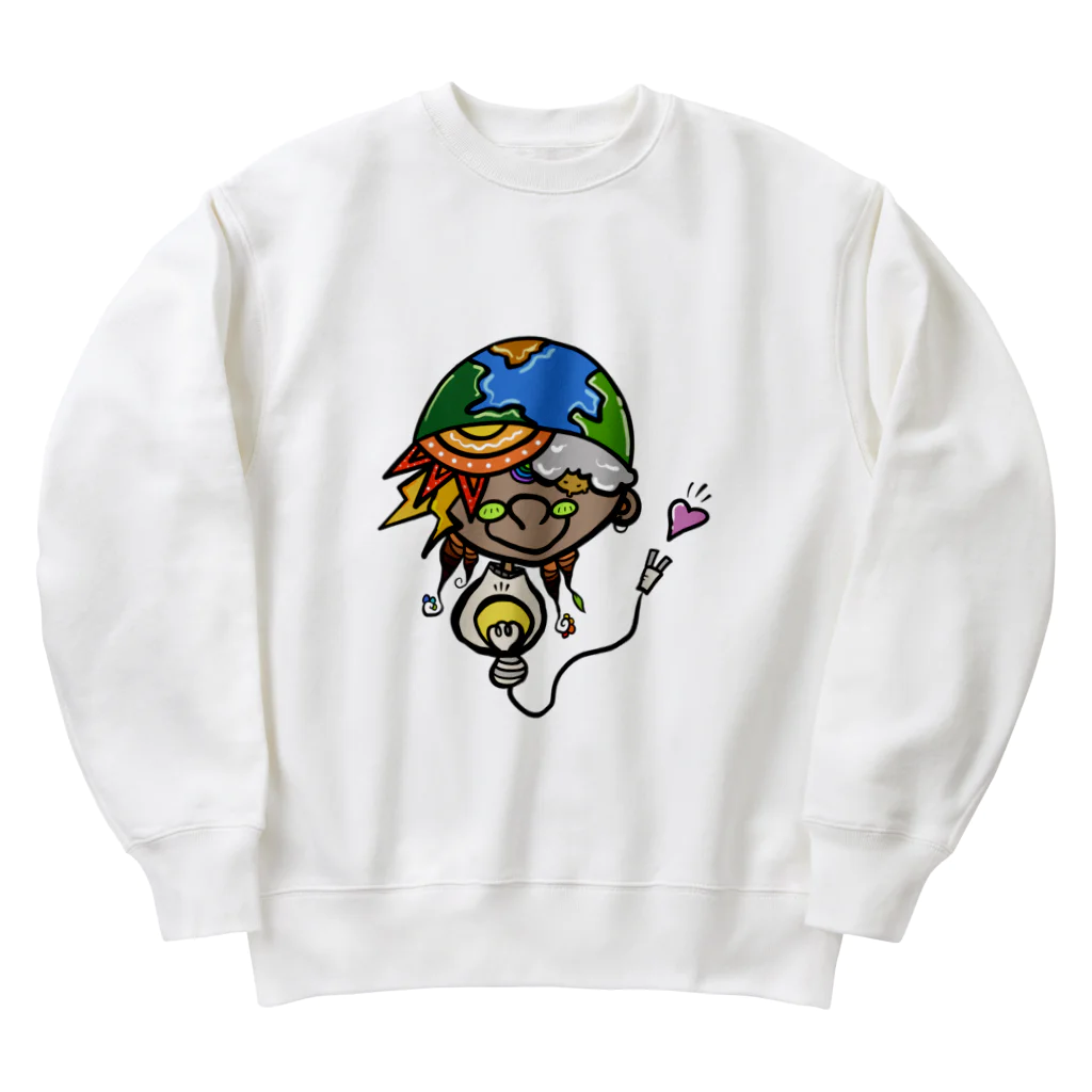 Colorful fam Earthのearth Heavyweight Crew Neck Sweatshirt