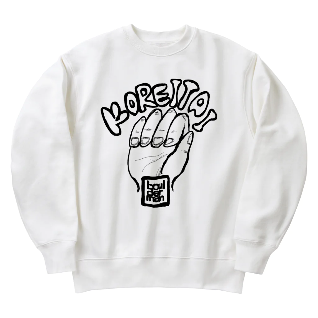 boulderman's shopのboulderman　ボルダーマン　KOREITAI Heavyweight Crew Neck Sweatshirt