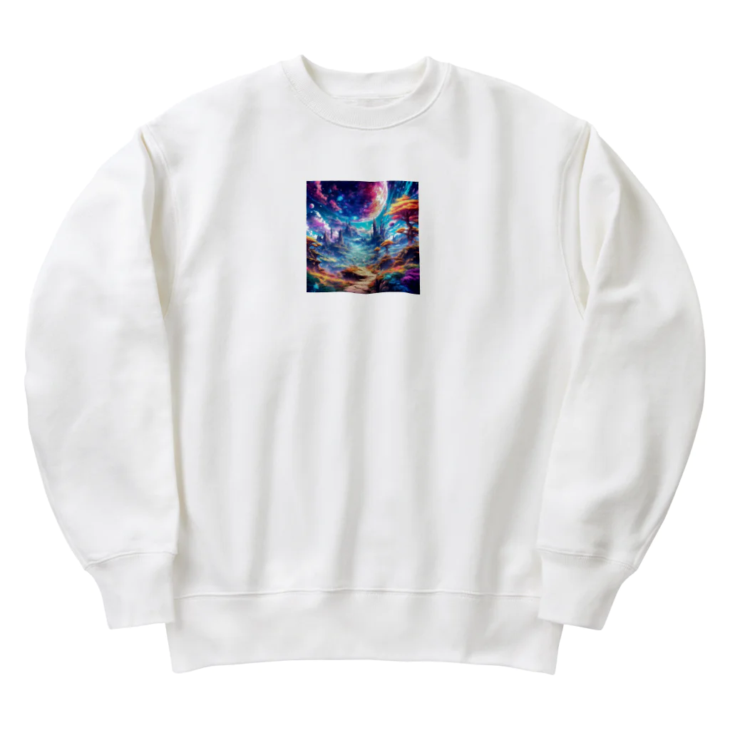 moon star ☪︎の異空間3 Heavyweight Crew Neck Sweatshirt