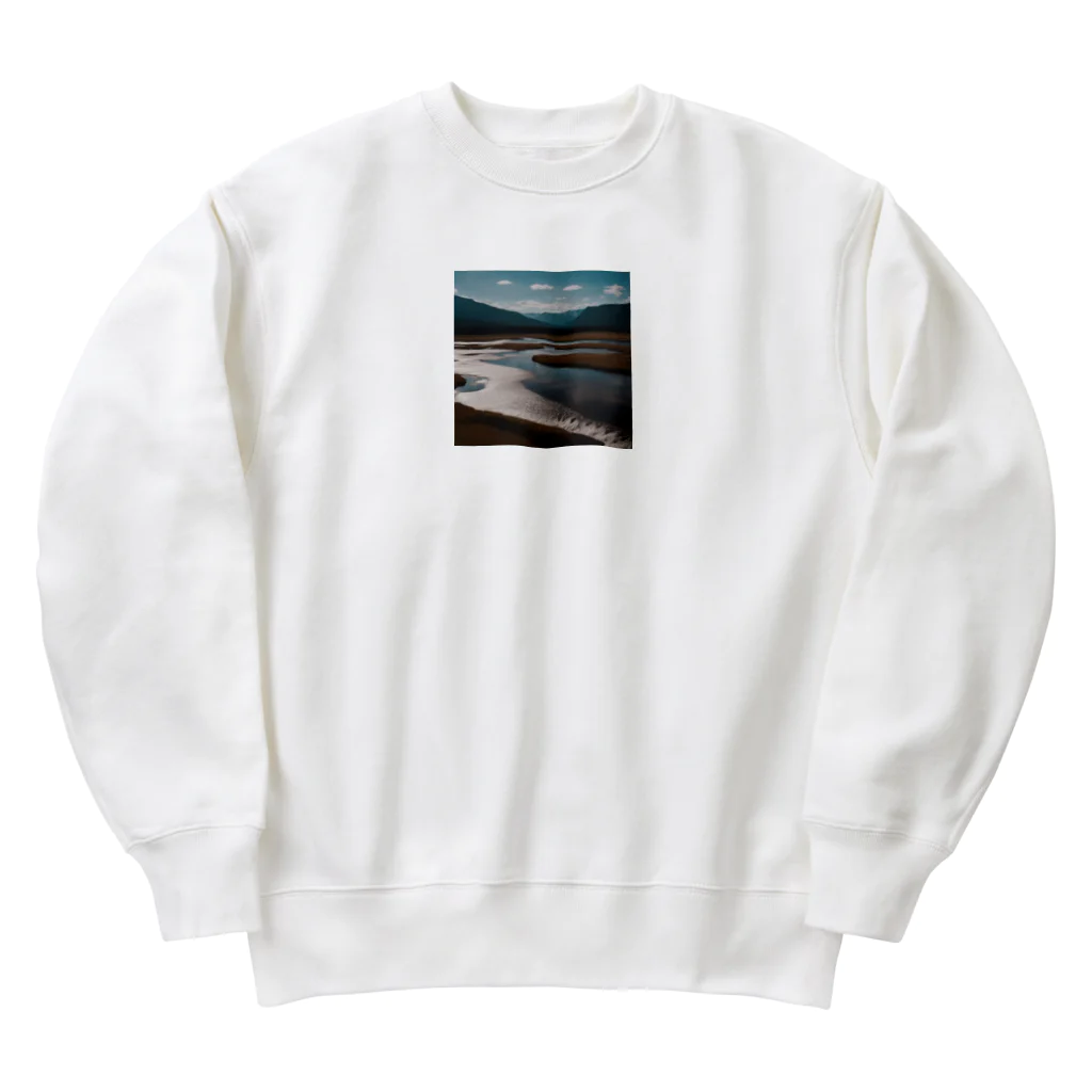 metametamonnのイエローストーン国立公園 Heavyweight Crew Neck Sweatshirt