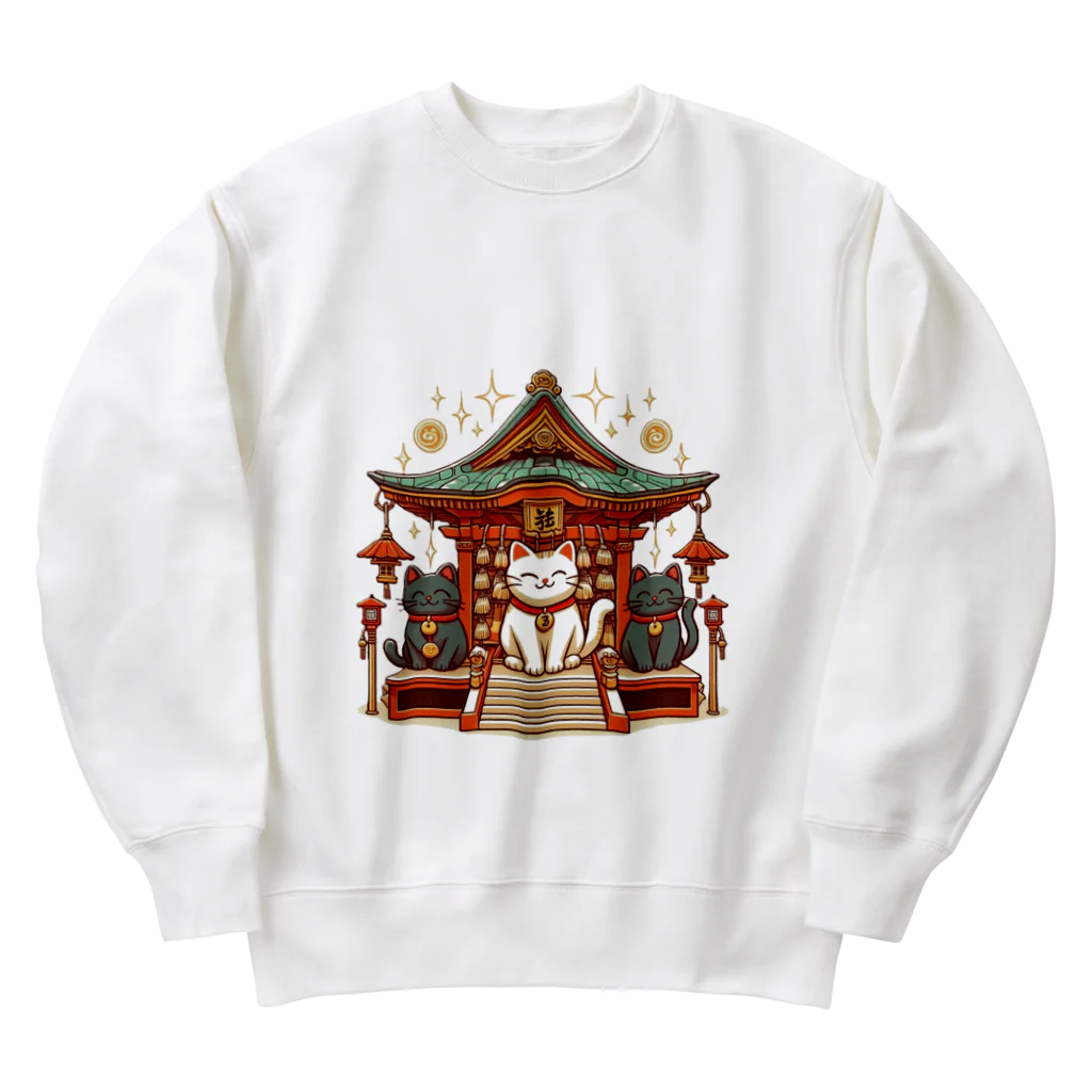 「動物ミリ屋」の笑福 Heavyweight Crew Neck Sweatshirt