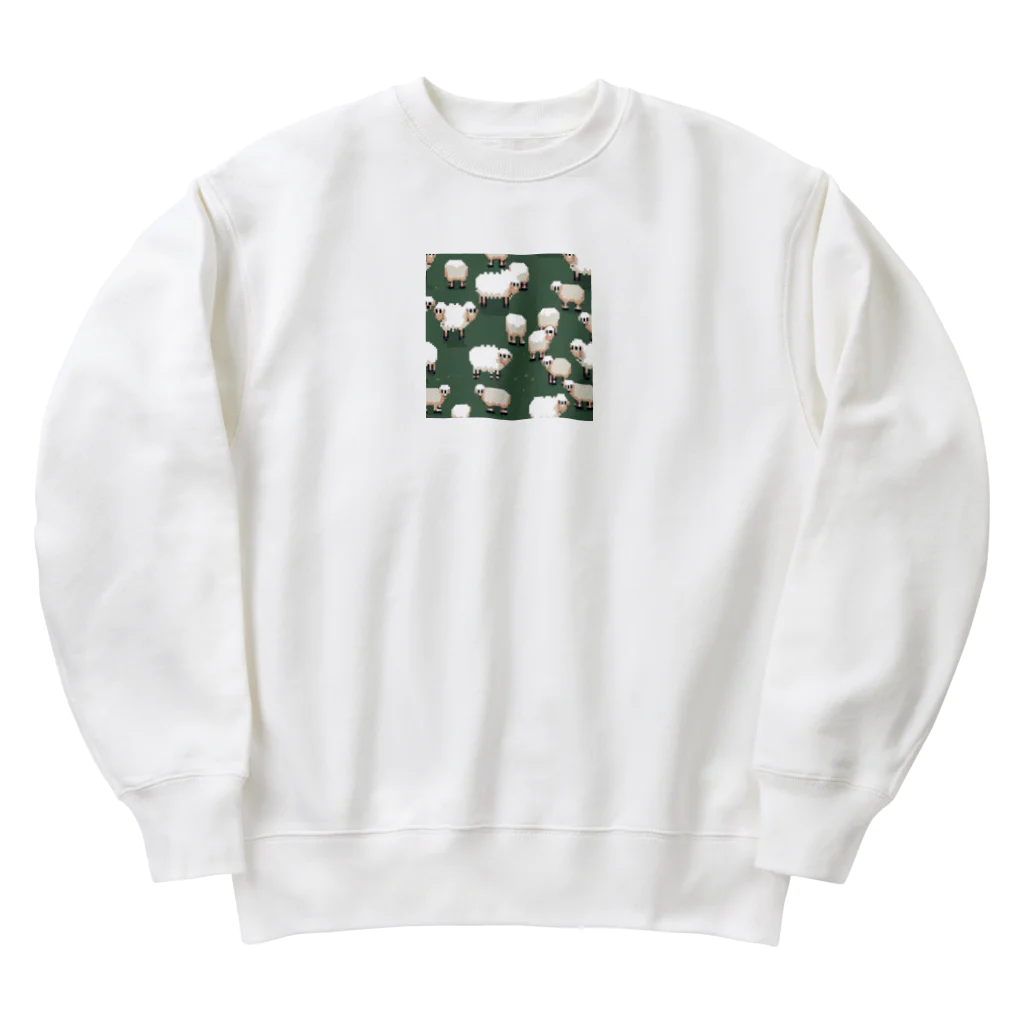 pomekenのもちもちのひつじ Heavyweight Crew Neck Sweatshirt