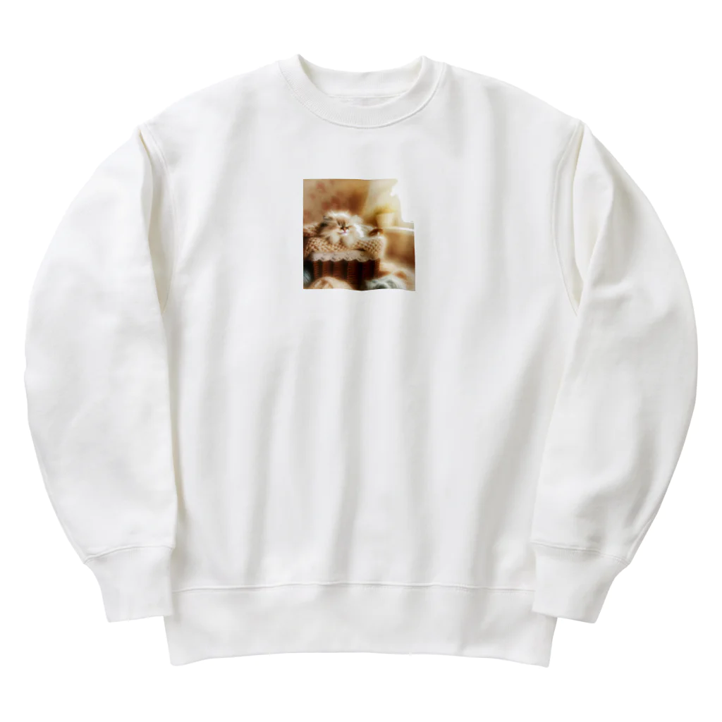 katohkouchiのサニーバスケット・ドリーム Heavyweight Crew Neck Sweatshirt