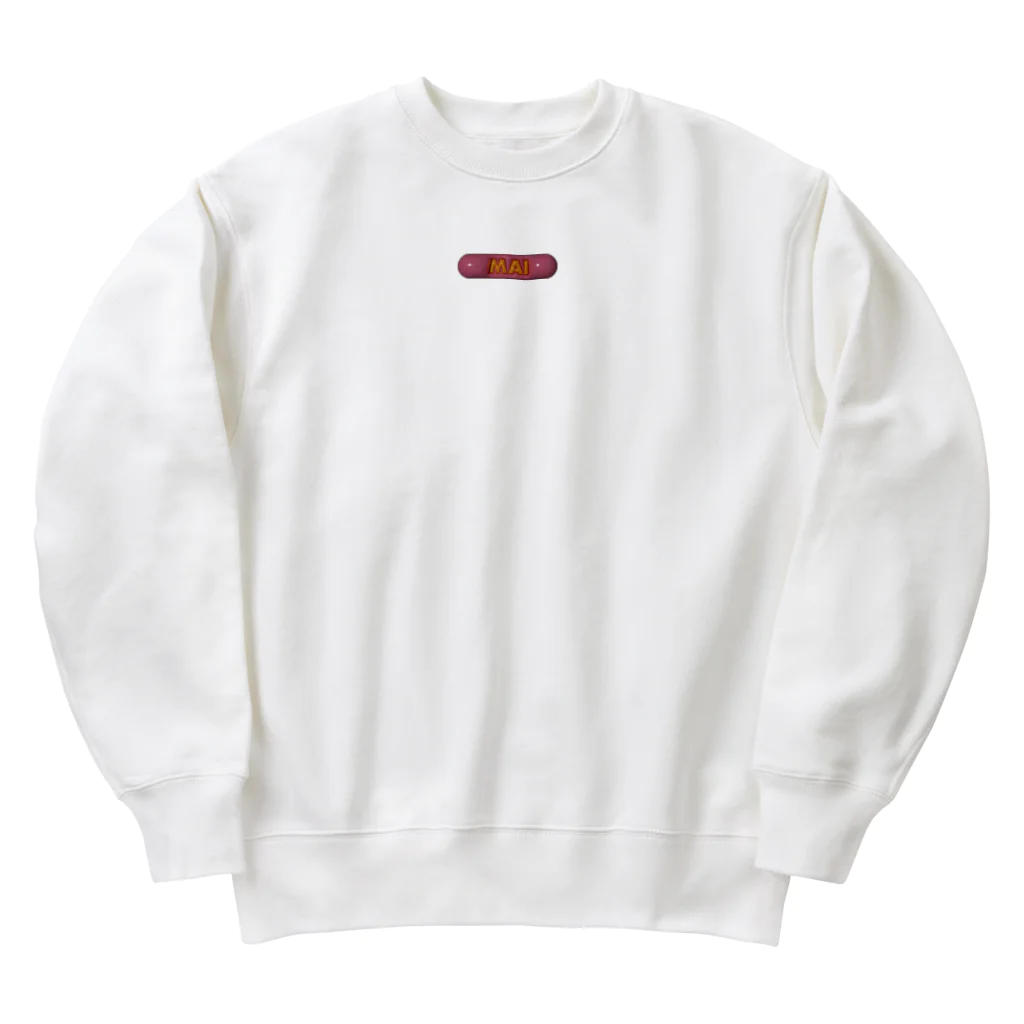 Q_kyuのMAI - お名前アイテム Heavyweight Crew Neck Sweatshirt