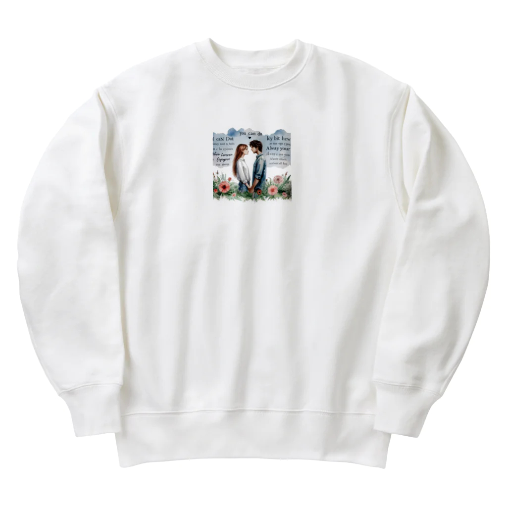 Lovers-chapelの支え合う恋人4 Heavyweight Crew Neck Sweatshirt