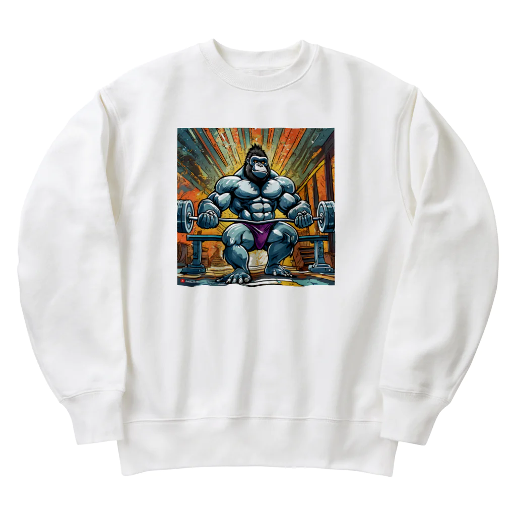 gollisquatのアームカールゴリラ Heavyweight Crew Neck Sweatshirt