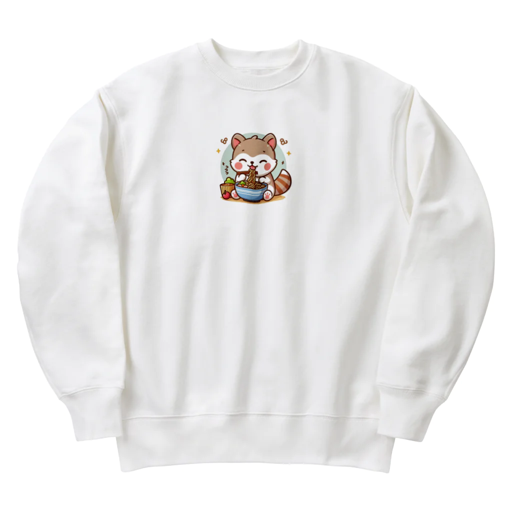 音楽ルー106のかわいい動物 Heavyweight Crew Neck Sweatshirt