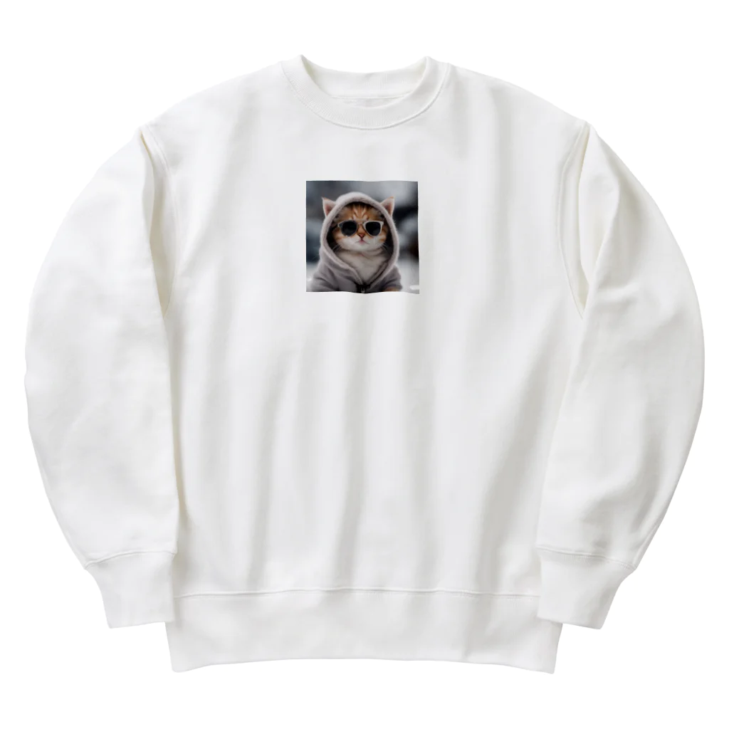 gurasan_nekoのグラサン猫7 Heavyweight Crew Neck Sweatshirt