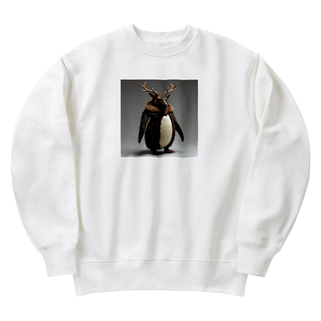 KUROSAWA特殊生物調査研究所のシカペンギン　パターンB Heavyweight Crew Neck Sweatshirt