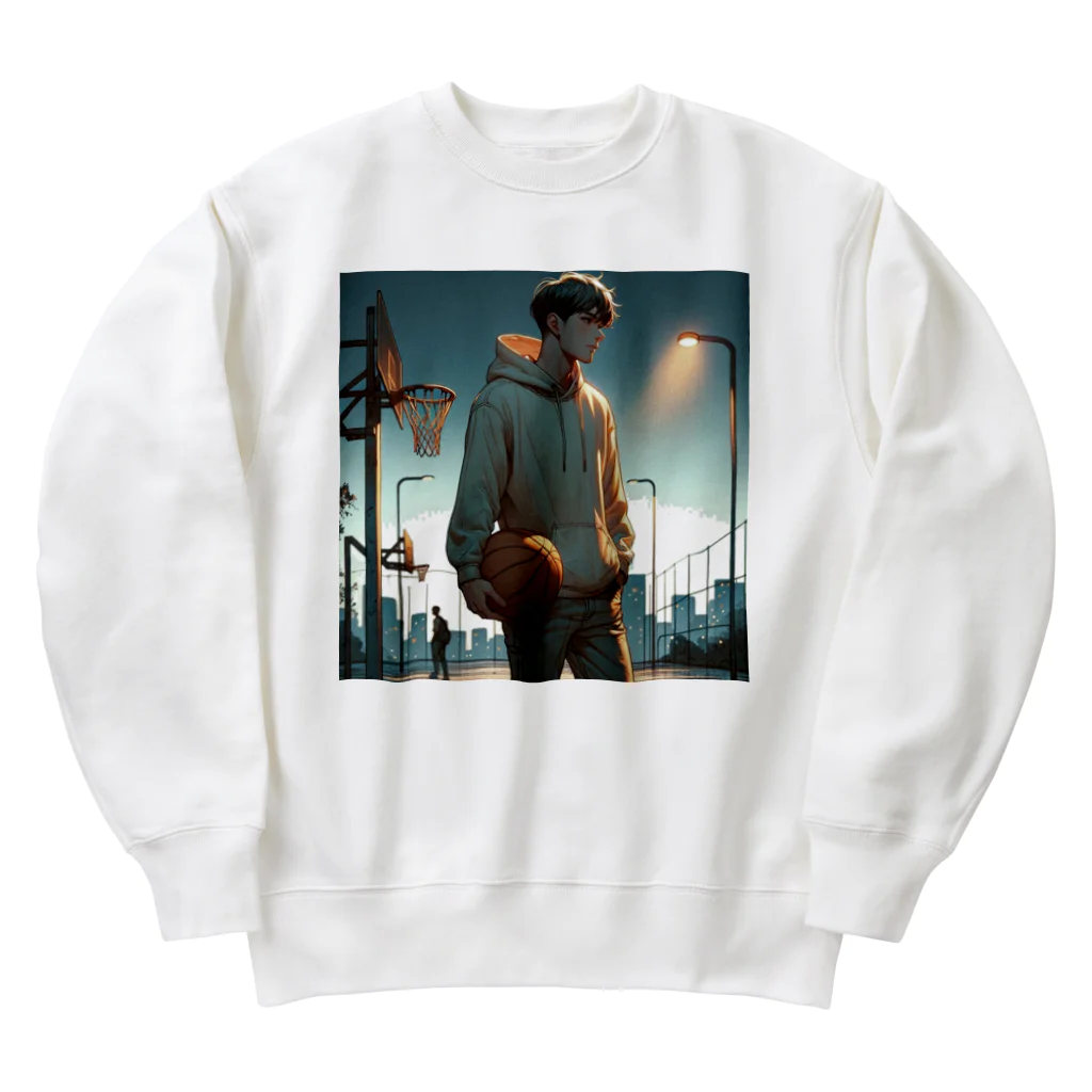 ゴト師の陽斗　バスケットボール部 Heavyweight Crew Neck Sweatshirt