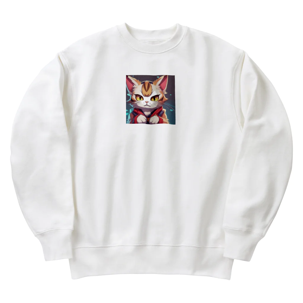 hono想(そう)イタグレ日記の俺をおいていくのかにゃ？ Heavyweight Crew Neck Sweatshirt