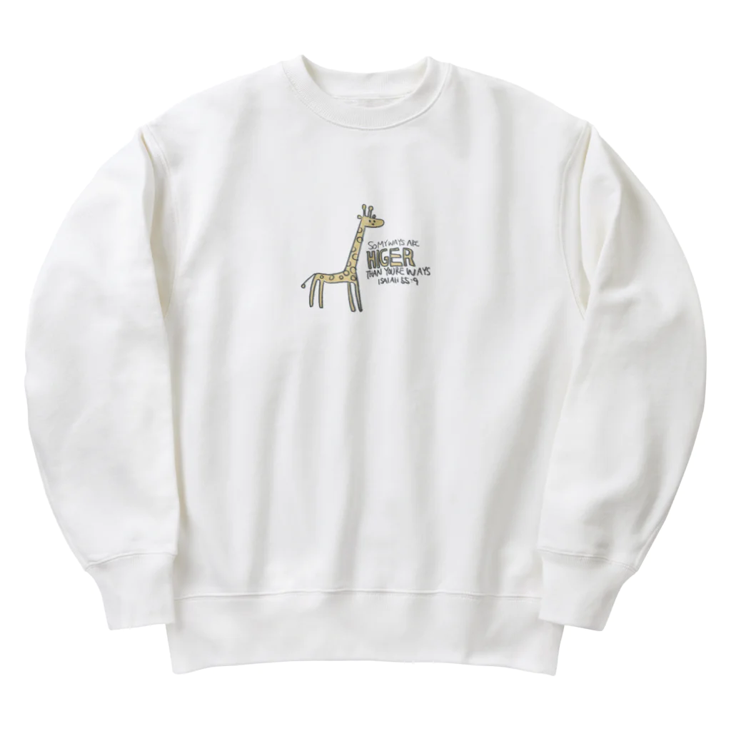 Christian-SheepHouseのきりんさん Heavyweight Crew Neck Sweatshirt