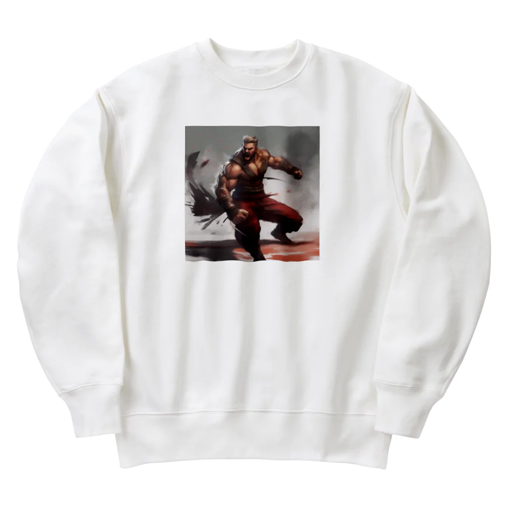 某アニメ風グッズのバトルブレイズ・バロックス Heavyweight Crew Neck Sweatshirt